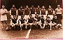 Nereo Rocco con La Rosa dei biancoscudati del Padova al suo primo campionato in serie A come allenatore (1955-56) (Fausto Levorin Carega)